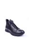 5290 Black Genuine Leather Men's Casual Boots