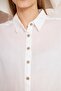 Long Sleeve Classic White Women's Shirt - 6