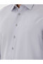 Gray Italian Collar Dobby Long Sleeve Shirt 50303375-Vr024 - 7