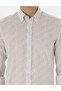 Khaki Striped Slim Fit Long Sleeve Shirt 50304595-Vr027 - 6