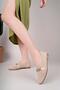 Buckle Knitwear Ballerina Nude Women's Knitted Ballerina Shoes Women's Shoes Casual Shoes - 3