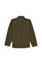 Boy's Dark Khaki Long Sleeve Basic Shirt 50306584 -Vr111 - 5