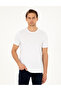 White 100% Cotton Slim Fit Crew Neck Basic T-Shirt 50306980-Vr013