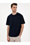 Navy Blue Comfort Fit Basic T-Shirt 50306991 -Vr033 - 3