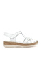 , Women's Genuine Leather Sandals 1511051Z011 White