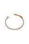 Square Cut Waterway Zircon Stone Steel Women's Bracelet – Modern - 3