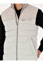 Gray Melange Slim Fit Padded Cotton Blend Coat Vest 50274460-Vr086 - 6