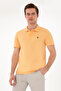 Men's Slim Fit Polo Neck Orange Basic T-Shirt 50297984-Vr202