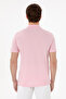 Men's Slim Fit Polo Neck Light Pink Basic T-Shirt 50297984-Vr078 - 5