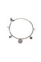 Model Steel Women's Bracelet with Three Clover and Zircon Stone - Lucky Bracelet - 2