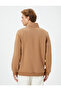 Half Zipper Sweatshirt Stand Collar Long Sleeve Ribbed - 4