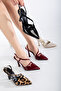 Women's Back-Strap Heeled Shoes - 5