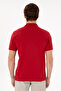 Men's Slim Fit Polo Neck Red Basic T-Shirt 50298041-Vr171 - 5