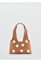 Leather Shoulder Bag with Mirror - 2