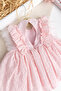 Ruffled Tulle Back Low-cut Summer Baby Girl Dress - 5