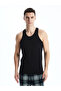Black U-Neck Combed Cotton Men's Athlete 2-Piece - 5