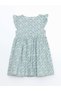 LCW Crew Neck Floral Girl's Dress - 3