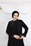 New Season Hand and Shoulder Stone Embroidered Stylish Quality Elegant Summer Honeycomb Ferace - 3