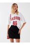 Özmarka New Season Black Women's Slim Fit Straight Skirt - 2