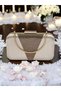 Skin Color Satin Rosegold Stone Evening Dress Bag Evening Bag - 7