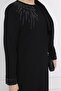 New Season Hand and Shoulder Stone Embroidered Stylish Quality Elegant Summer Honeycomb Ferace - 2