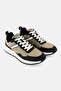 Men Brand Logo Lace Up Shoes, Light Olive