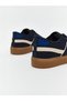 Navy Blue Lace-Up Men's Sports Shoes - 5