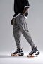 Men's Casual Linen Loose Black Baguette Trousers - 2