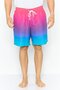 Men Brand Logo Board Shorts, Pink