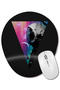 The Astronaut Oval Mouse Pad with Wrist Support