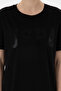 Women's Black Crew Neck Basic T-Shirt 50300850-Vr046 - 6