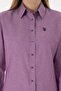 Women's Violet Long Sleeve Basic Shirt 50297002 -Vr037 - 6