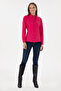 Women's Fuchsia Long Sleeve Basic Shirt 50297002 -Vr023 - 4
