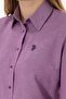 Women's Violet Long Sleeve Basic Shirt 50297002 -Vr037 - 7