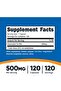 Ox Bile Capsules 500mg Per Serving (120 Capsules) - Gluten Free & Non-GMO - 2