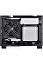 علبة كمبيوتر Q58 صغيرة الحجم باللون الأسود SPCC / ألومنيوم / زجاج مقسّى، PCIe 4.0 Riser C - 13