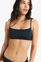 Damen-/Mädchen-Bikinioberteil ANTHRAZIT - 4