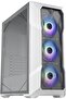علبة TD500 Mesh V2 White Airflow ATX Mid-Tower، شبكة مضلعة، مطلية بطبقة من الكريستال