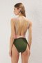 Swimsuits - Green - Plain - 3
