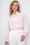 Pink Pearl and Stone Embroidered Aerobin Shirt Alc-X10085 - 5