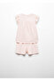 Girl's Light Pink Pajama Bottoms 67036326 - 5