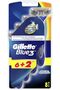 Blue 3 Comfort Gel Strip Disposable Triple Blade Men's Razors (6+2 Free) - 3