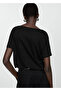 Women's Black T-Shirt 77120583 - 5
