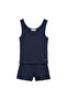 Navy Blue Girl's Pajama Bottoms 67985146 - 2