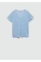 Women's Sky Blue T-Shirt 77120583