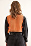 Women's Onion Shell Bow Detailed Side Tie Knitwear Sweater Svt- 00000046 - 5
