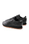 Gy0954 Model - Unisex Black Classic Leather Casual Shoes, Rubber Sole - 2