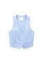 Sky Blue Women's Vest 67967112 - 7