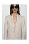 Pinstripe Suit Blazer - 8