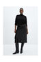 Midi satin skirt - 8